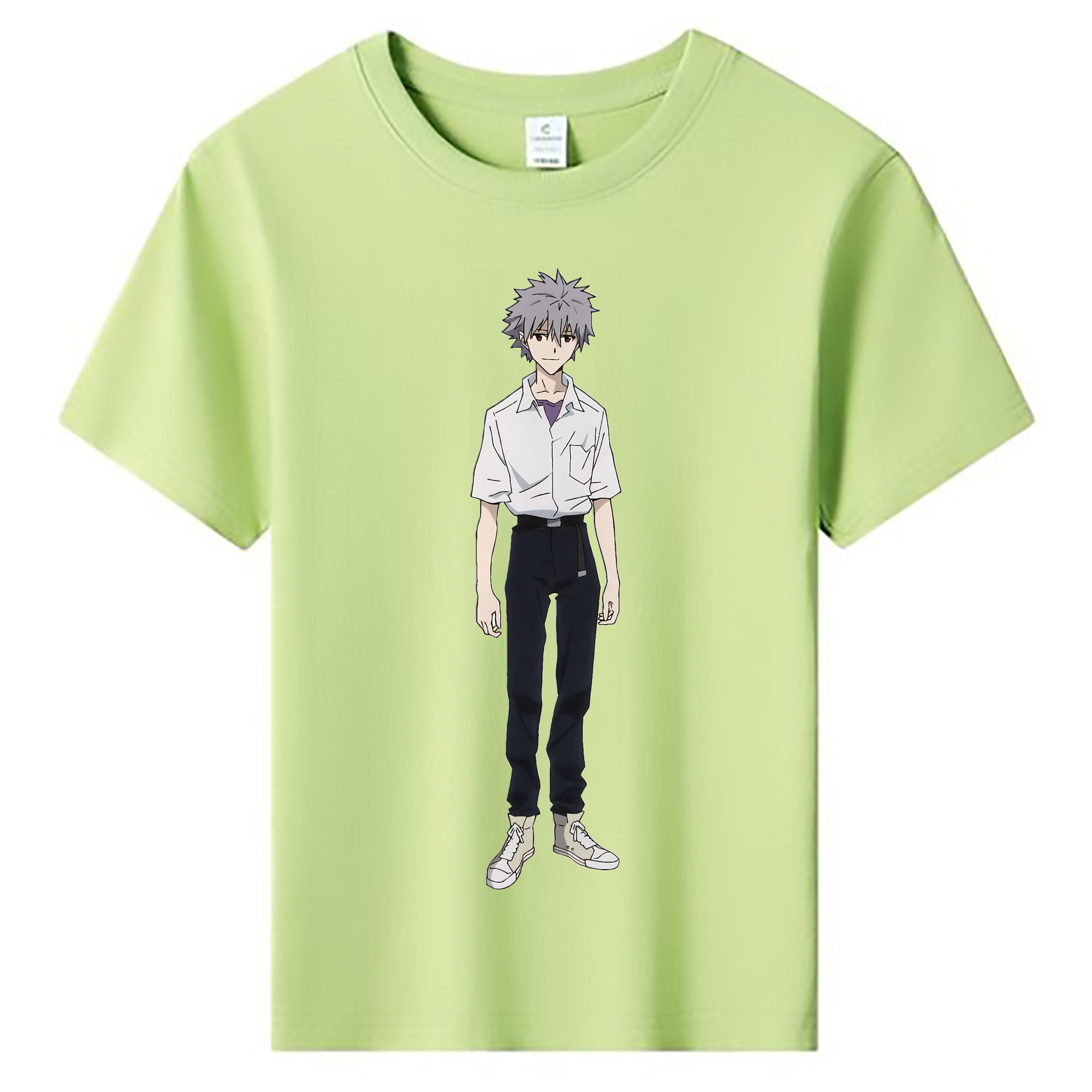 （画像用） EVA 新世紀エヴァンゲリオン 綿100％キッズTシャツ（フロントプリント）